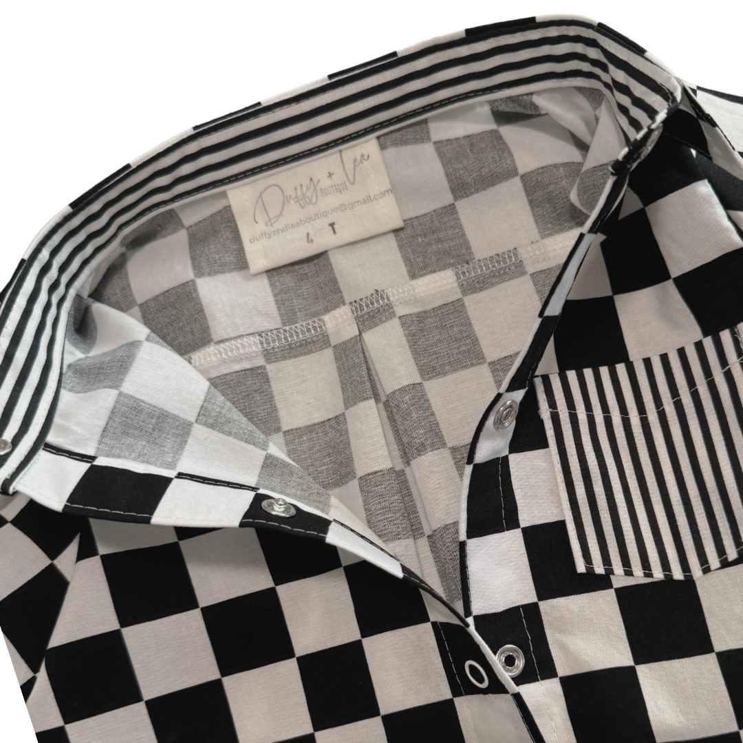 Checked Out - Boys Shirt