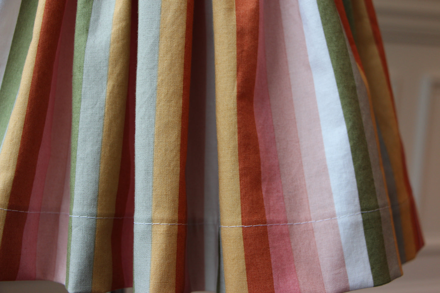 Primrose Flutter Sleeve Dress - Rainbow Stripe