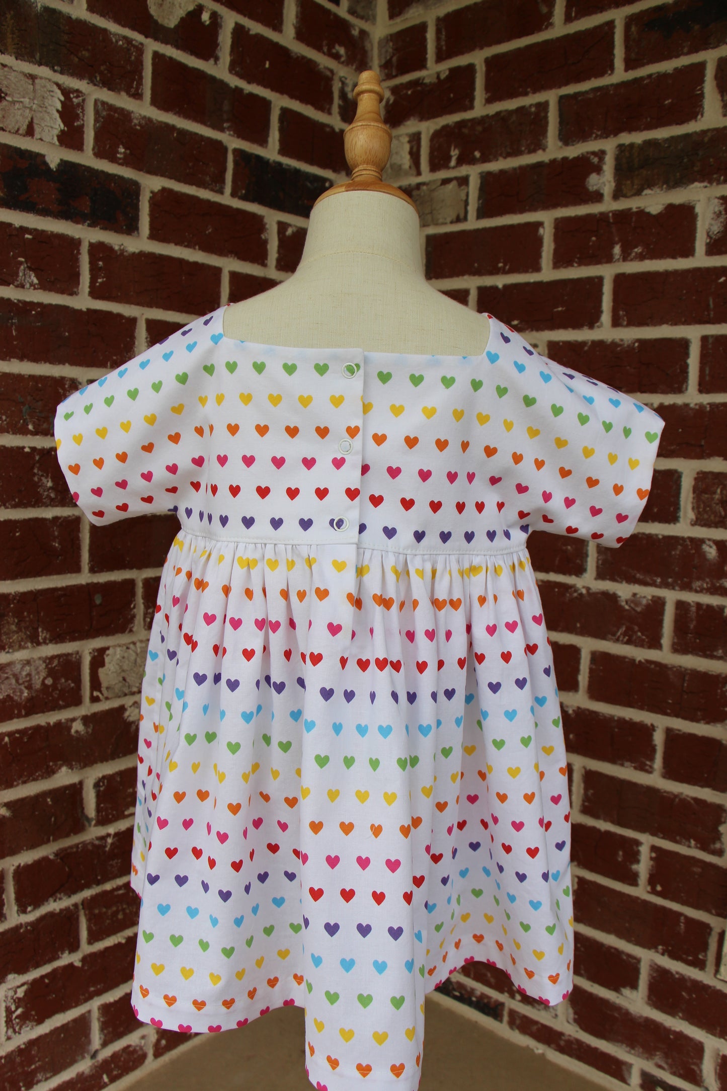 Luna Girls Top - Bright Hearts