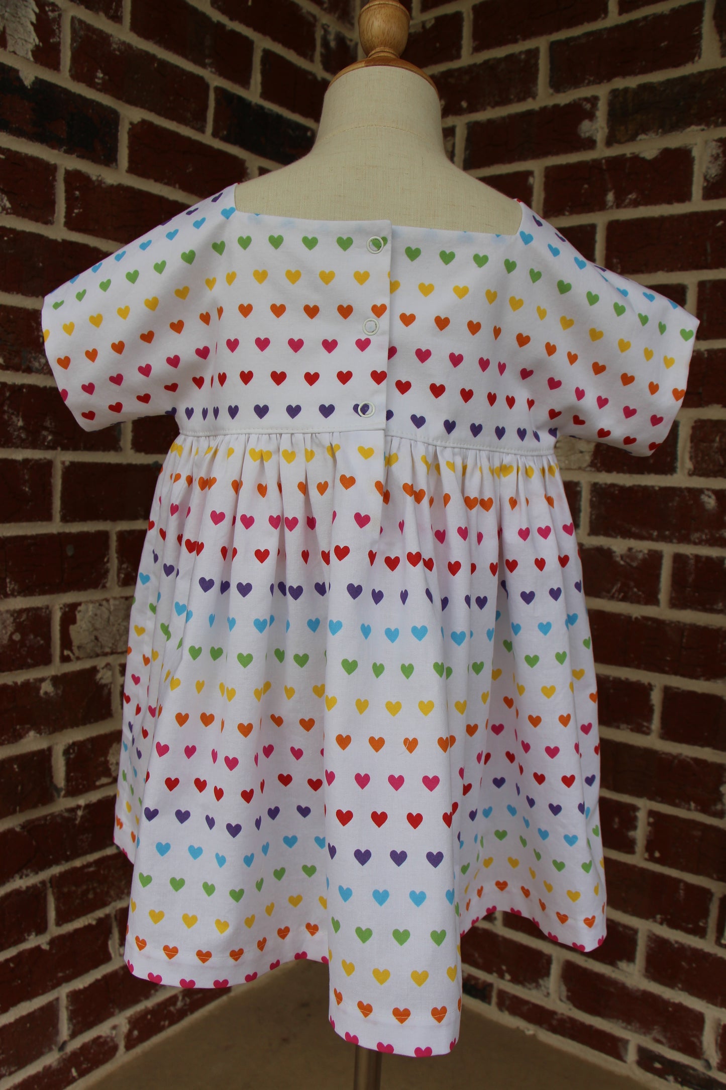 Luna Girls Top - Bright Hearts