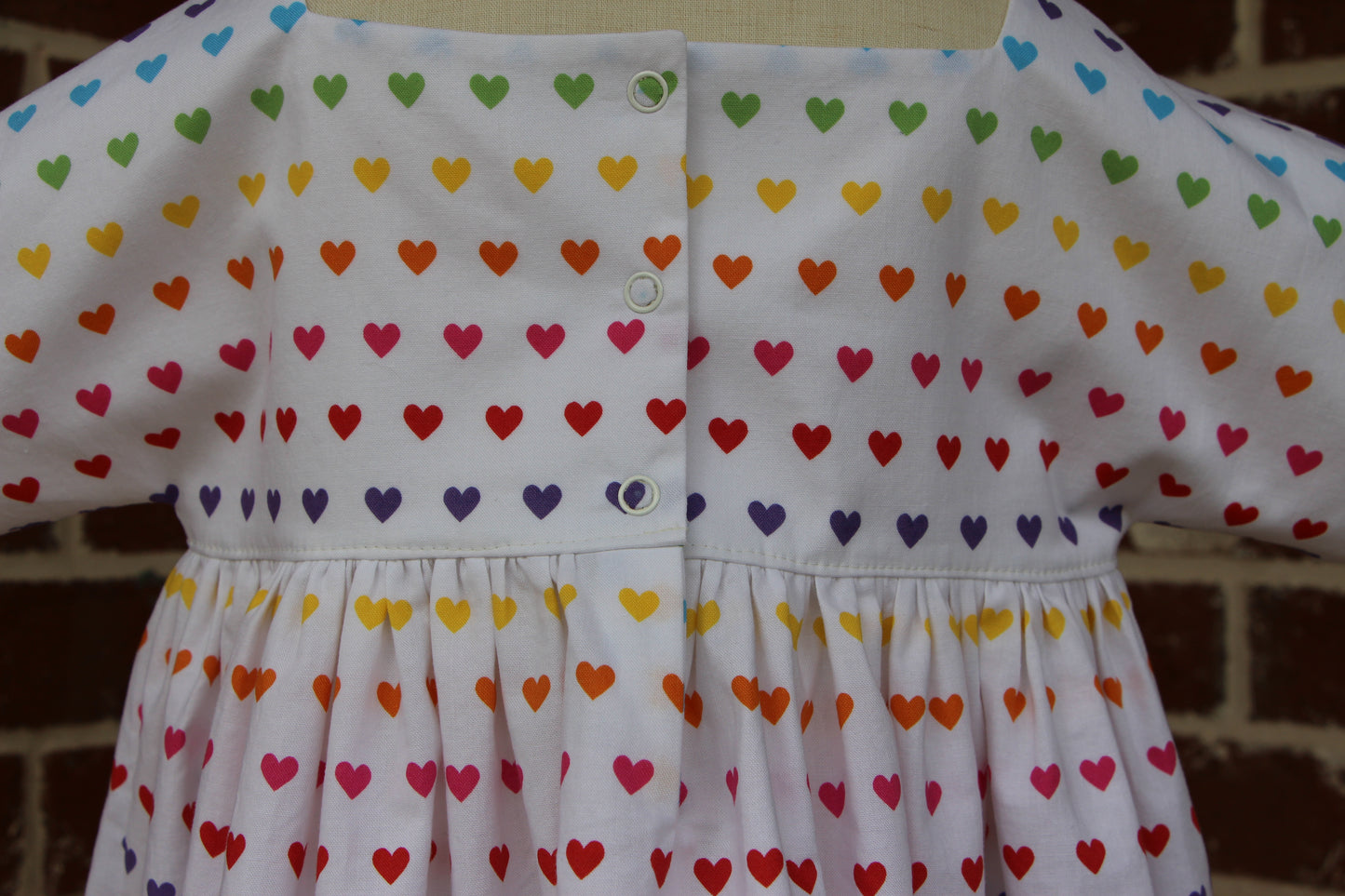 Luna Girls Top - Bright Hearts