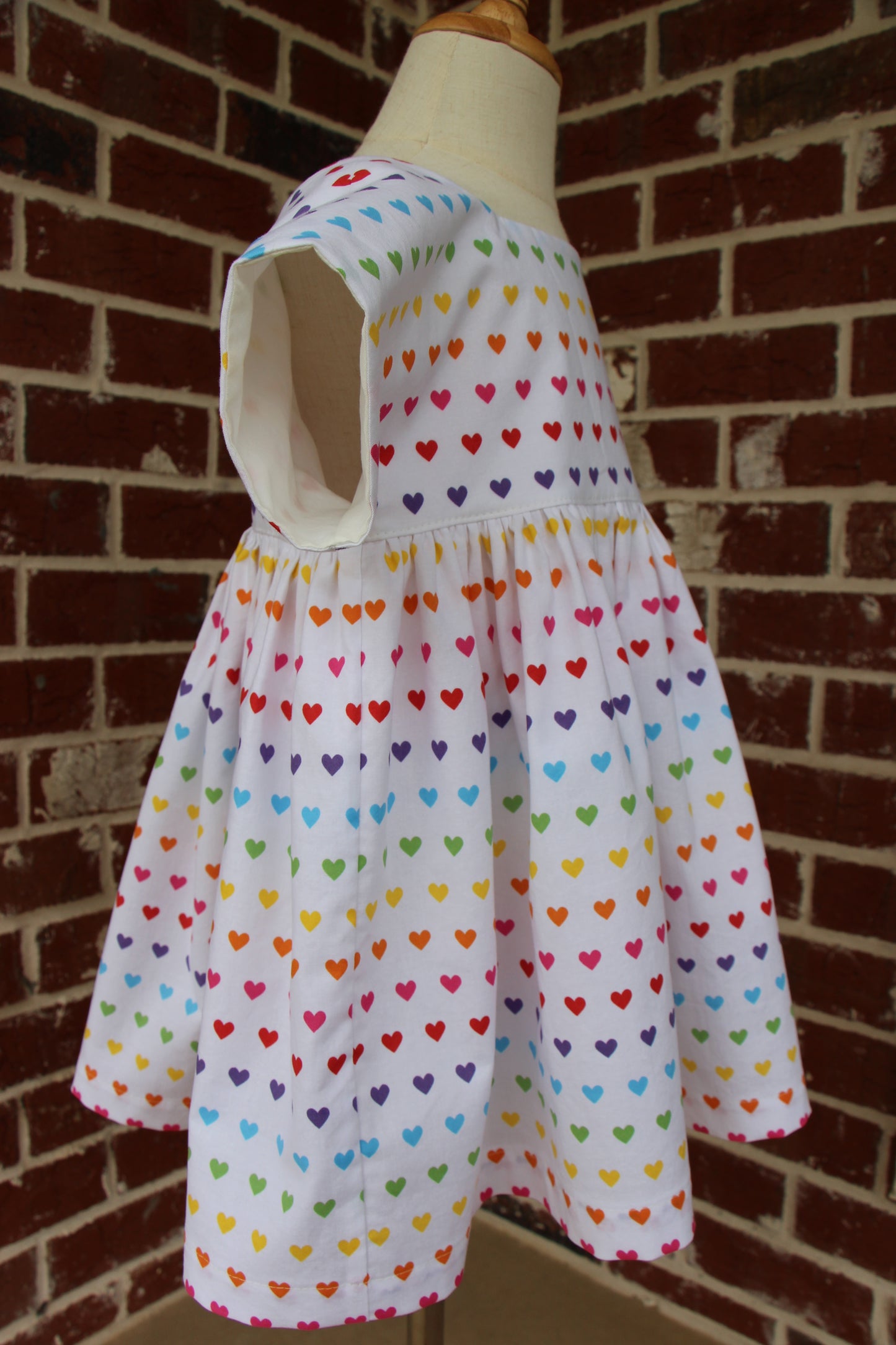 Luna Girls Top - Bright Hearts