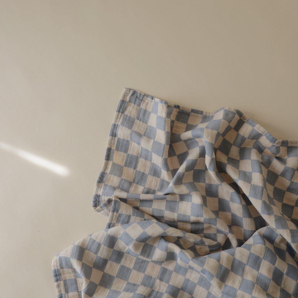 Organic Cotton Muslin Swaddle Blanket