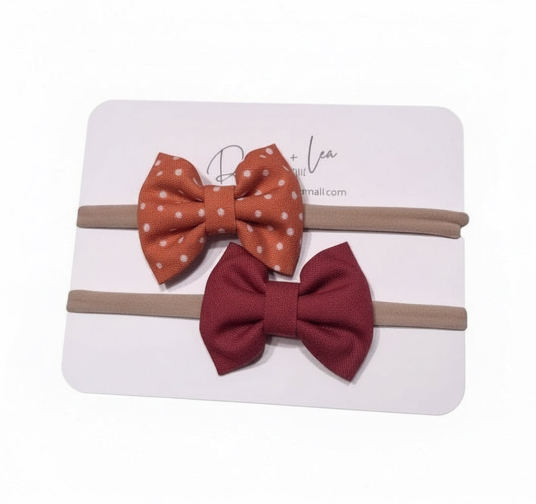 Infant Hair Bow- 2 pack