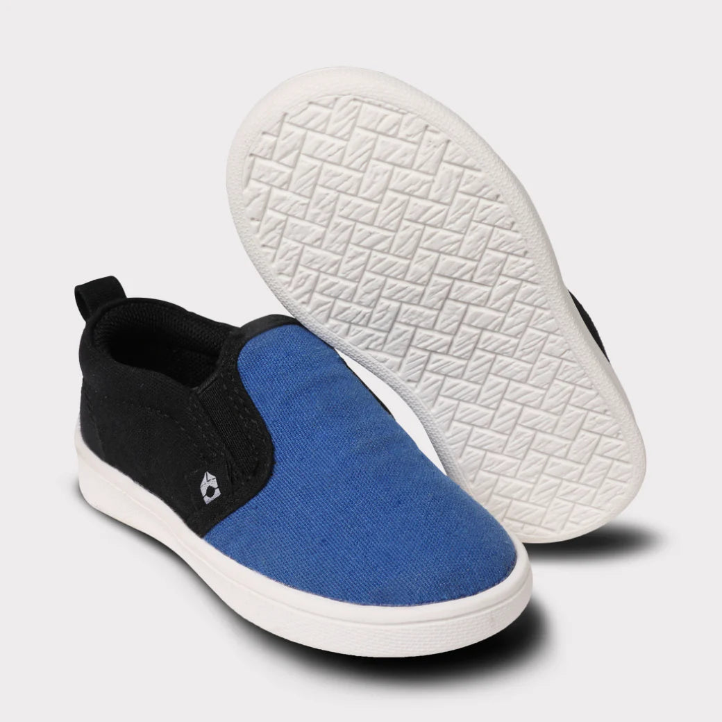 Rascal Hard Sole Boys Slip-On Crib Shoe