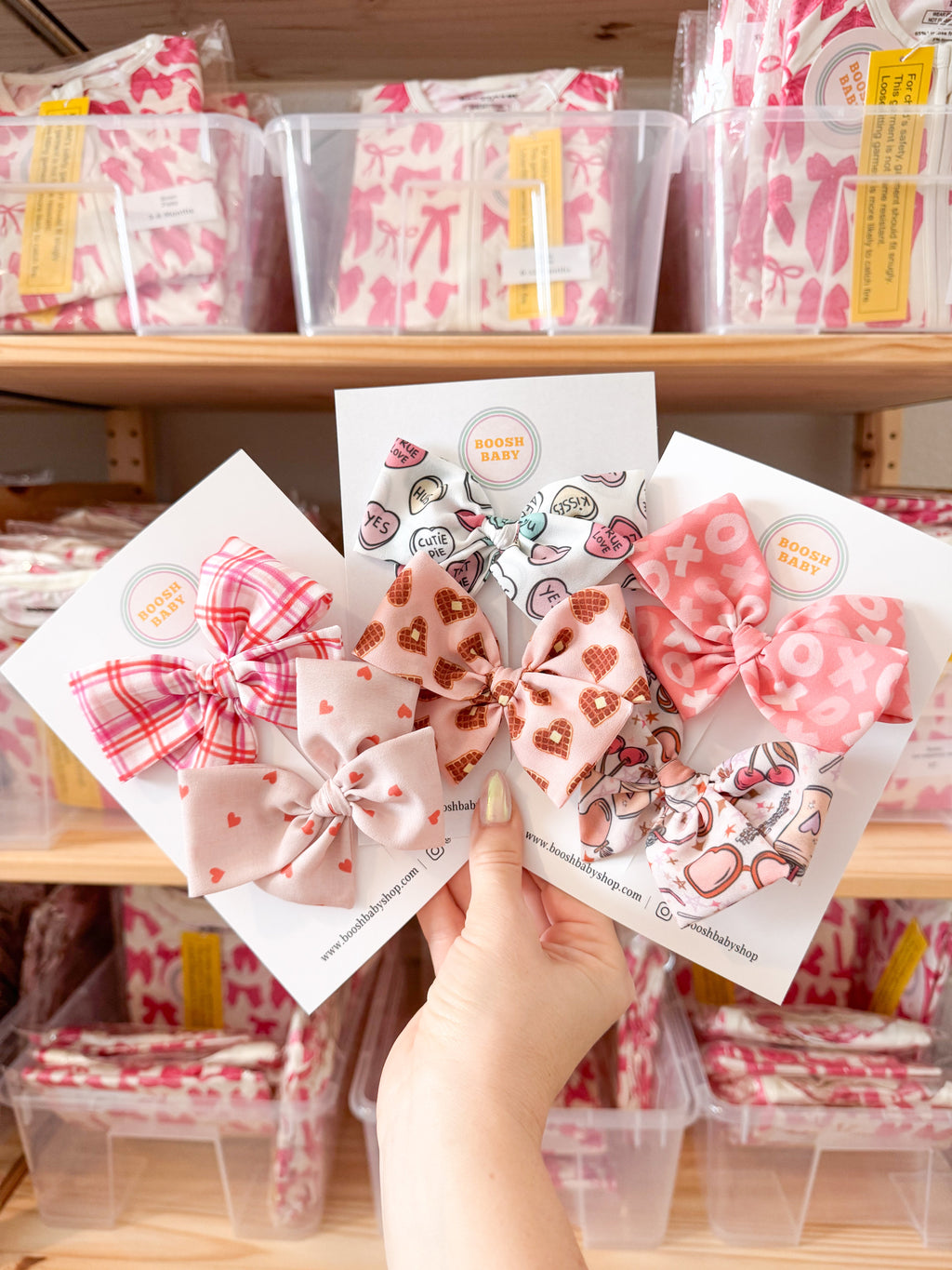 Valentine's Plaid Pinwheel