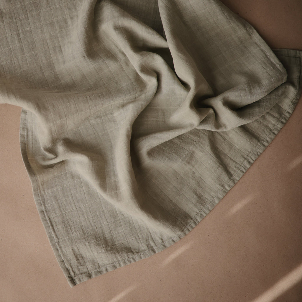Organic Cotton Muslin Cloths 3-Pack