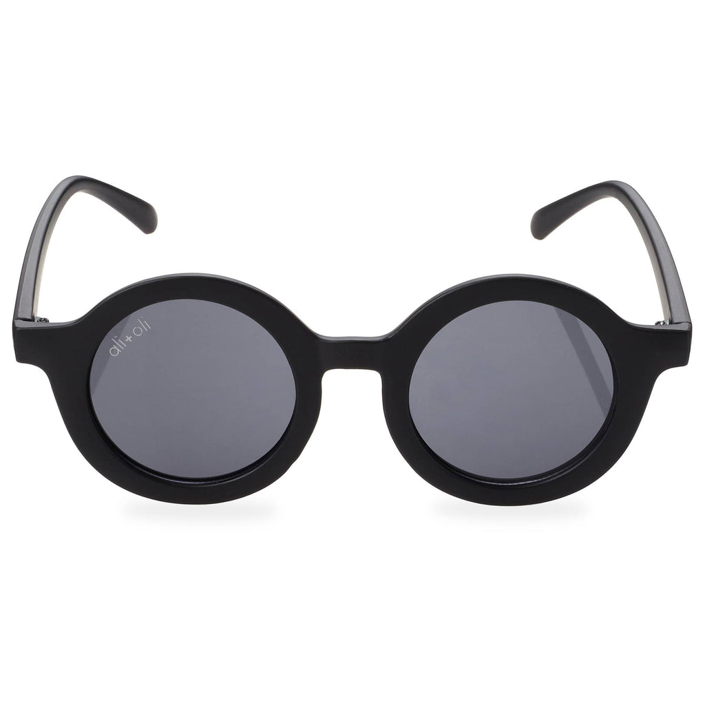 Kids Sunglasses Round (Black)
