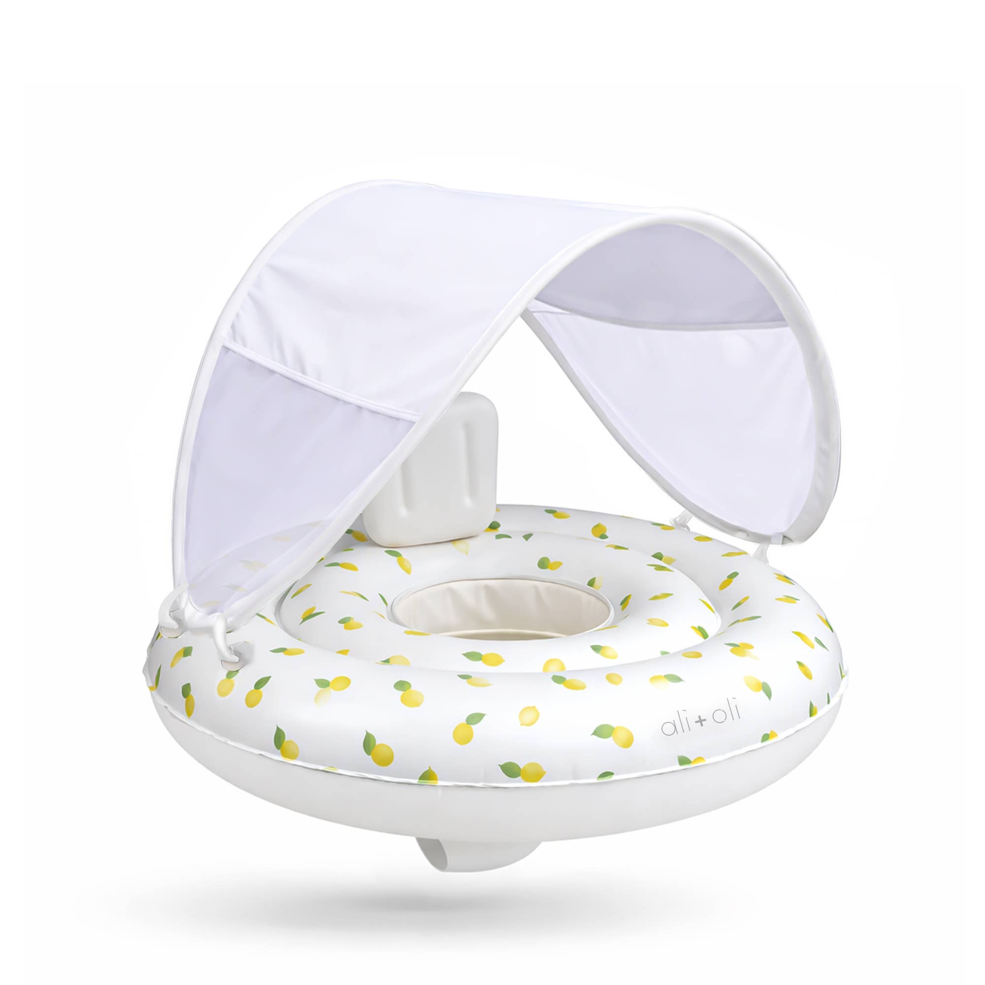 Ali+Oli Baby Swim Seat with Sun Canopy (Lemons)