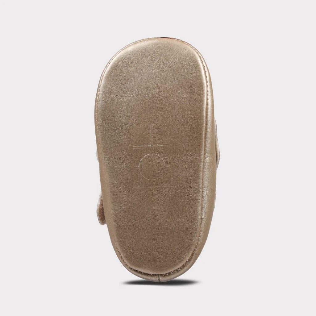 Amina Girls Hook & Loop Crib Shoe