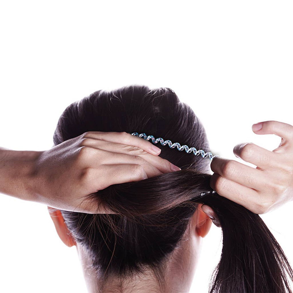 SUGAR TWISTS coil hair ties chocolate mocha