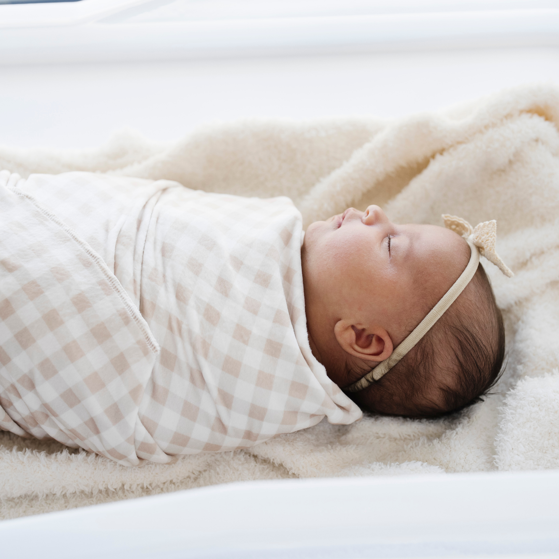 MINKY STRETCH LUXE SWADDLE/BLANKET