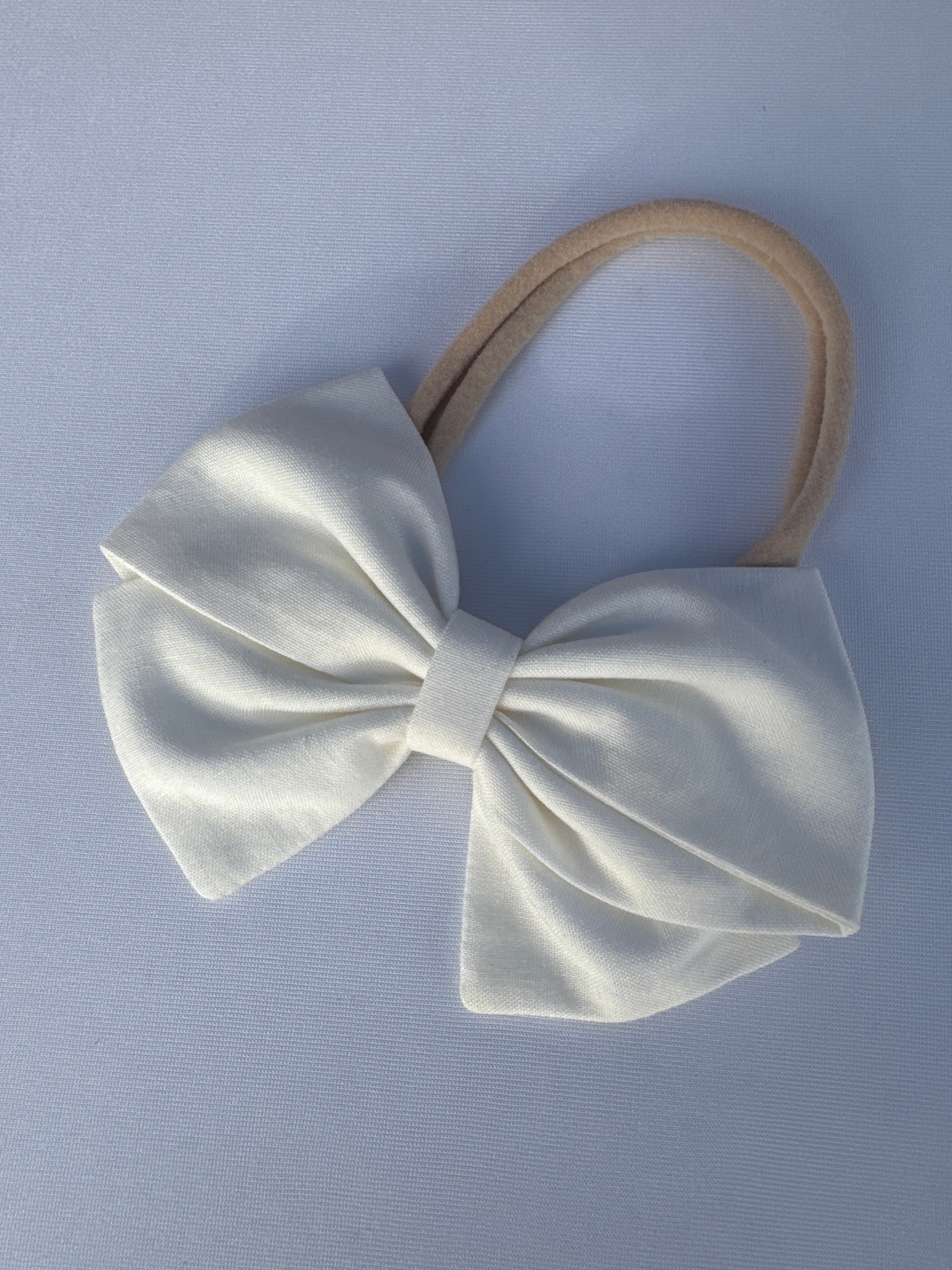 Large Handmade Fabric Hair Bow