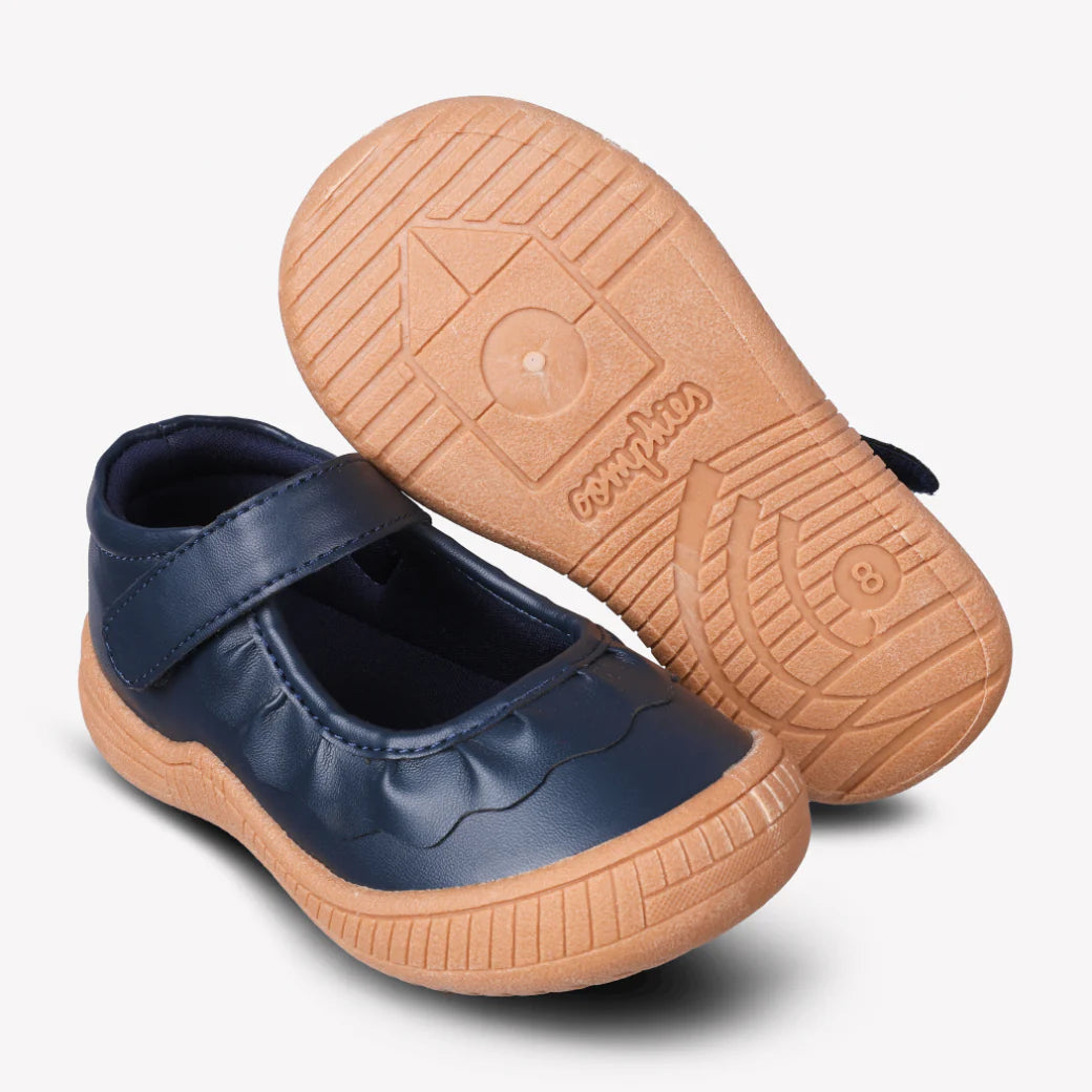 Amina Girls Hook & Loop Mary Jane Shoe