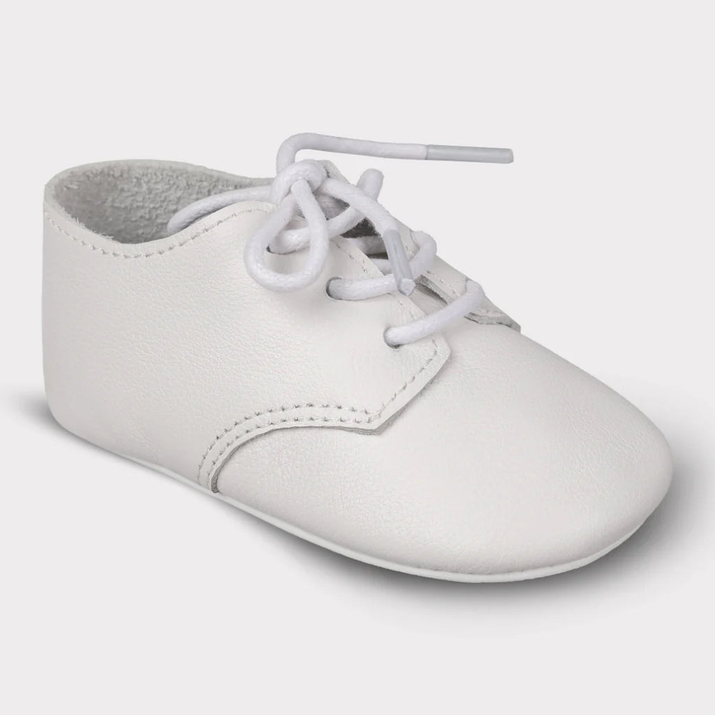 August Girls Crib Lace-Up Shoe