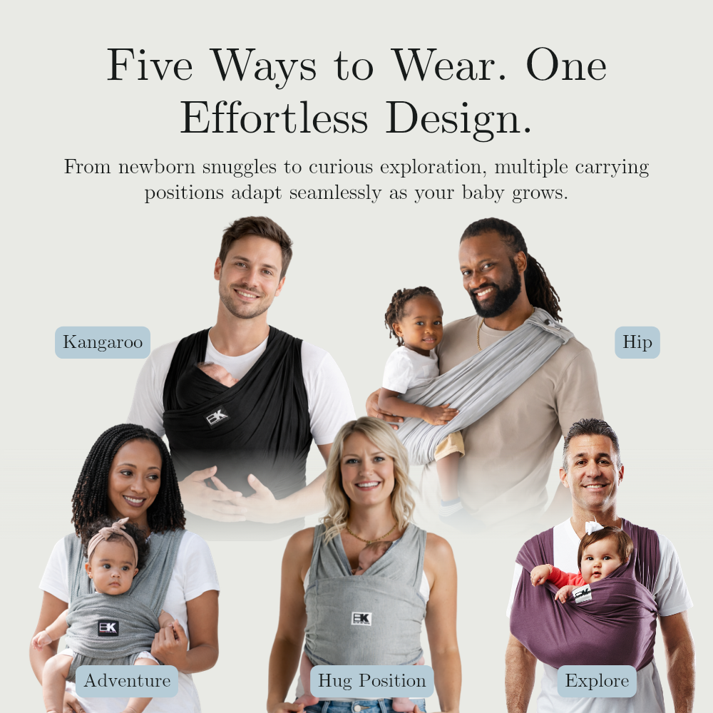 Baby K'tan Original Baby Carrier | Eggplant