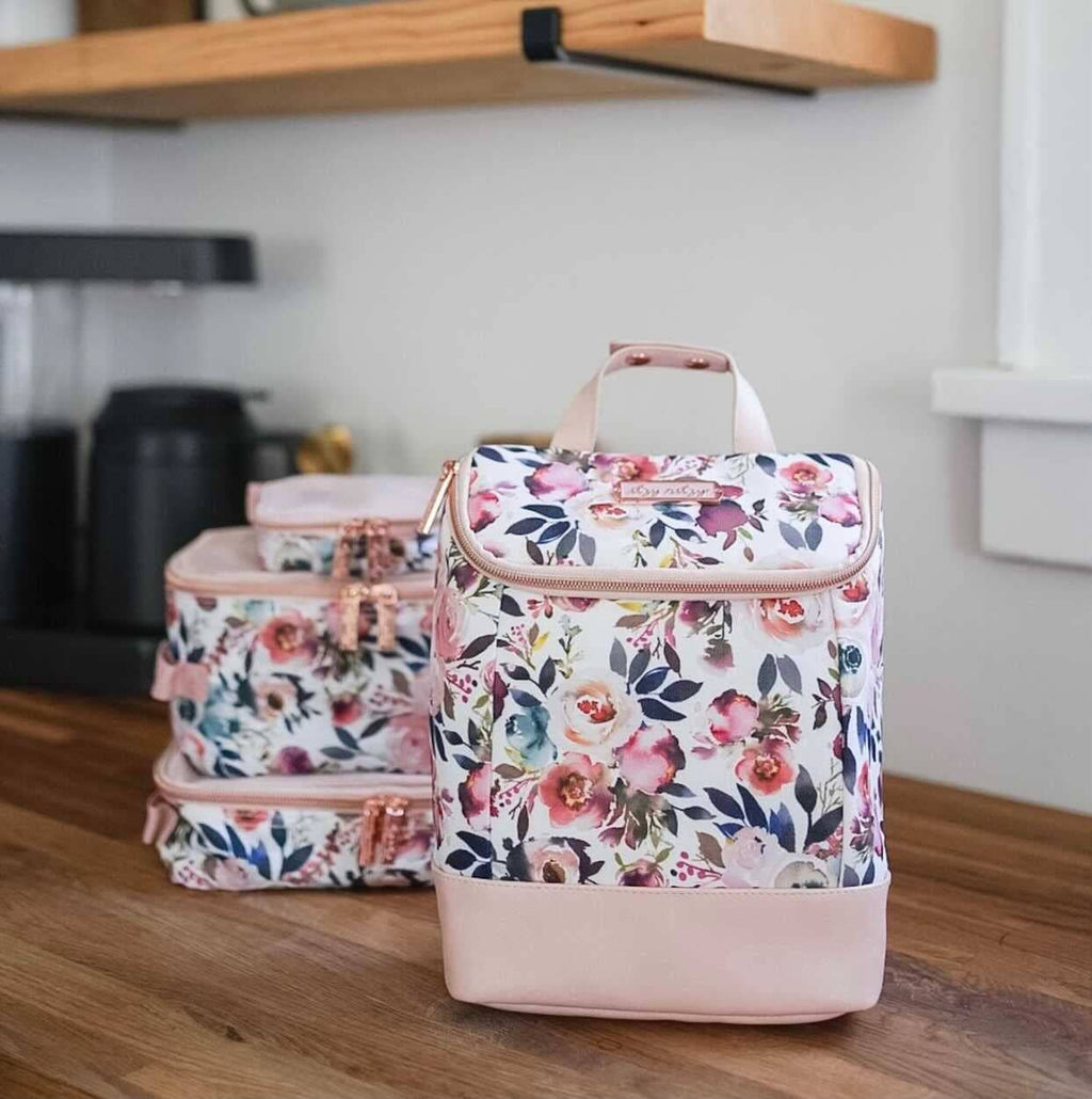 Blush Floral Chill Like A Boss™ Bottle Bag