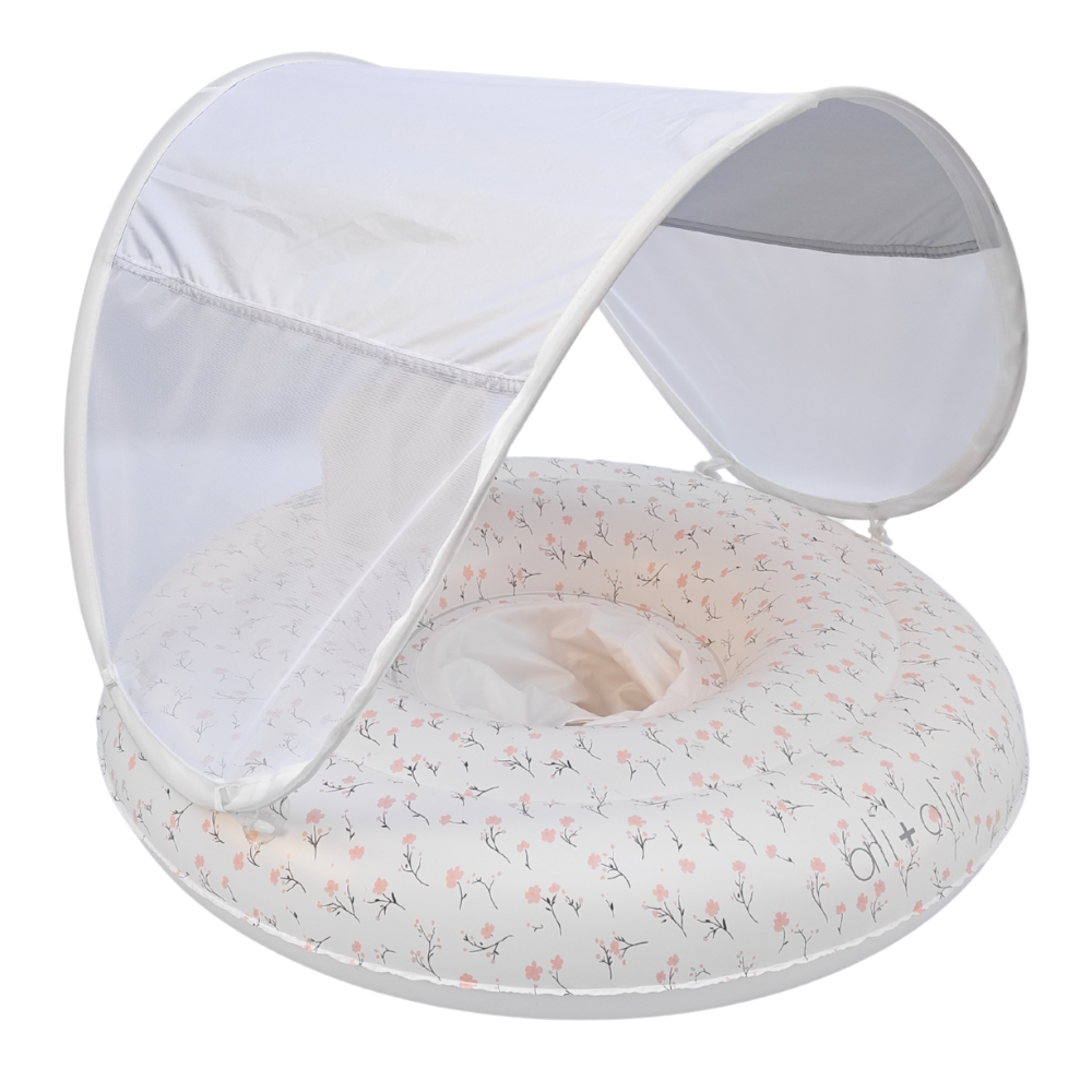 Ali+Oli Baby Swim Seat with Sun Canopy (Bloom)