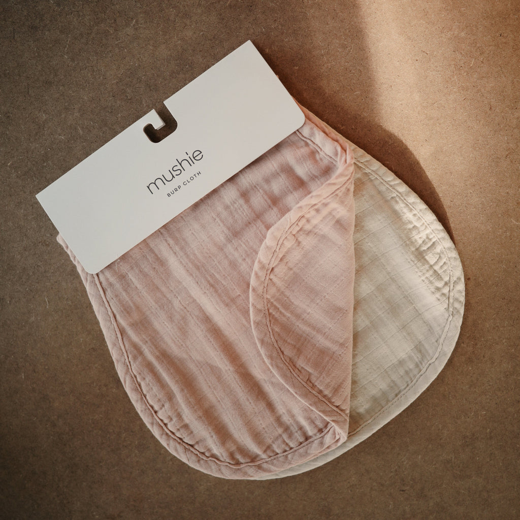 Organic Cotton Muslin Burp Cloth 2-Pack
