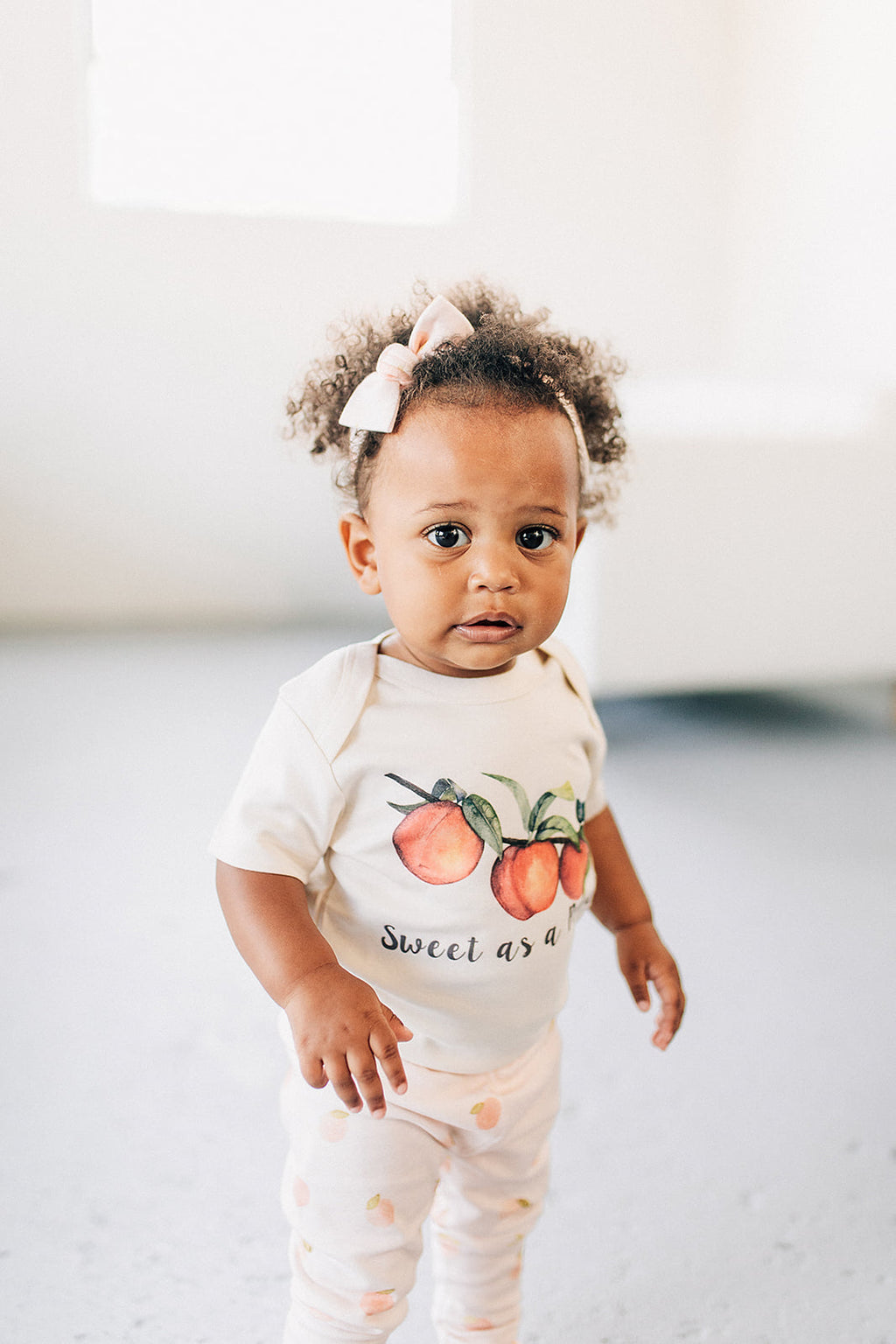 Sweet as a Peach Organic Baby Onesie®
