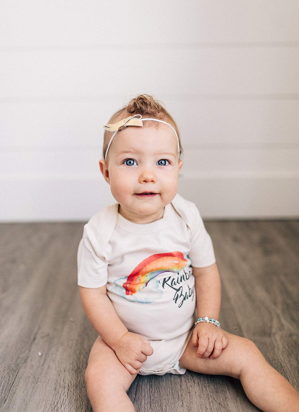 Rainbow Baby Lucky Charm Organic Baby Onesie®