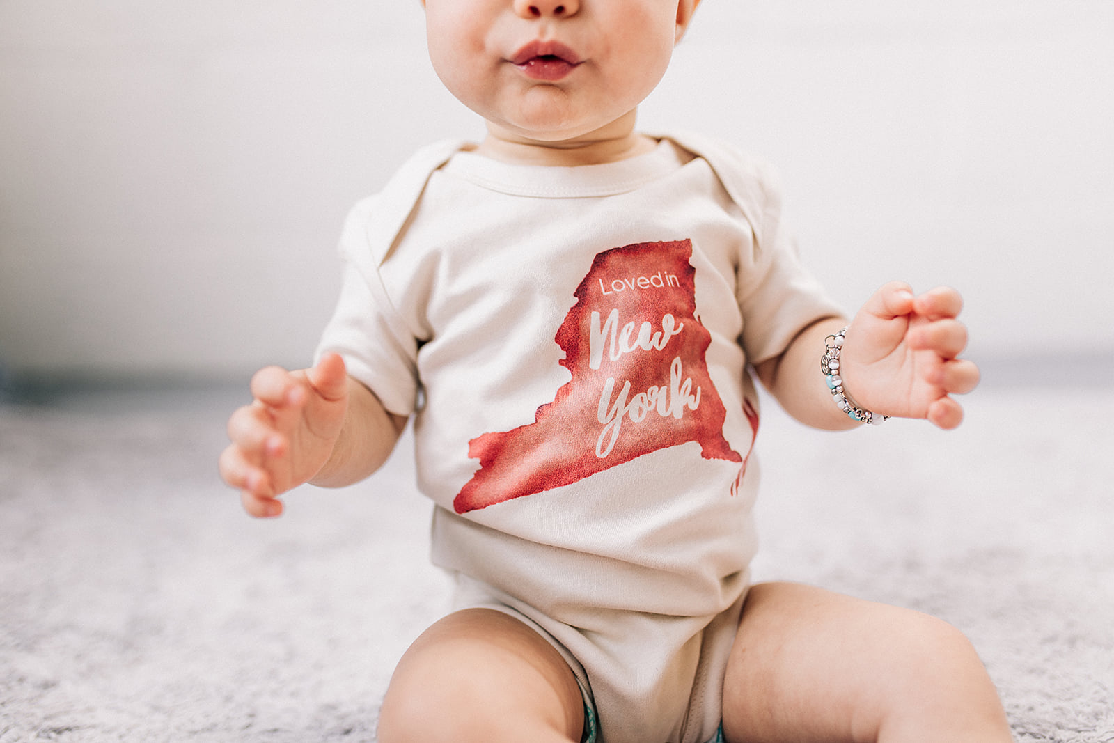 Loved in New York Organic Baby Onesie®