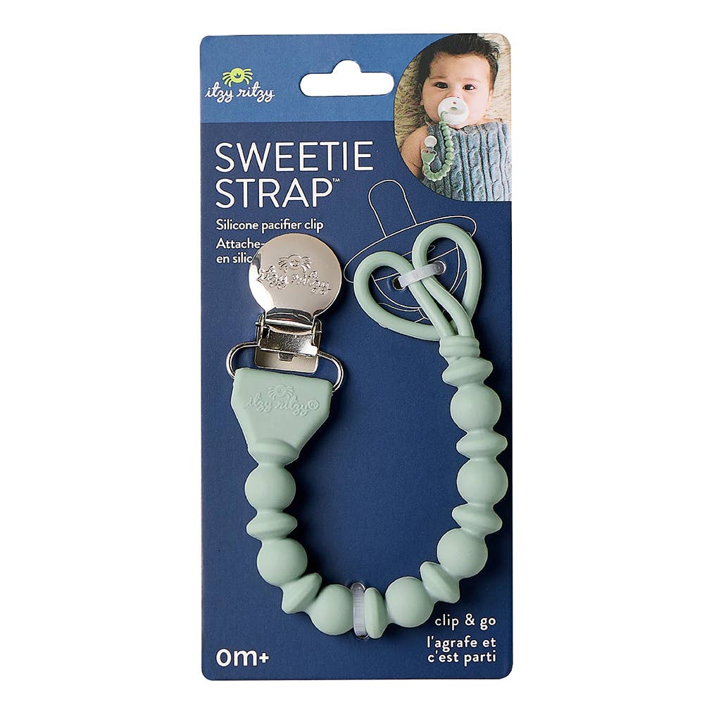 Sweetie Strap™ Silicone One-Piece Pacifier Clips
