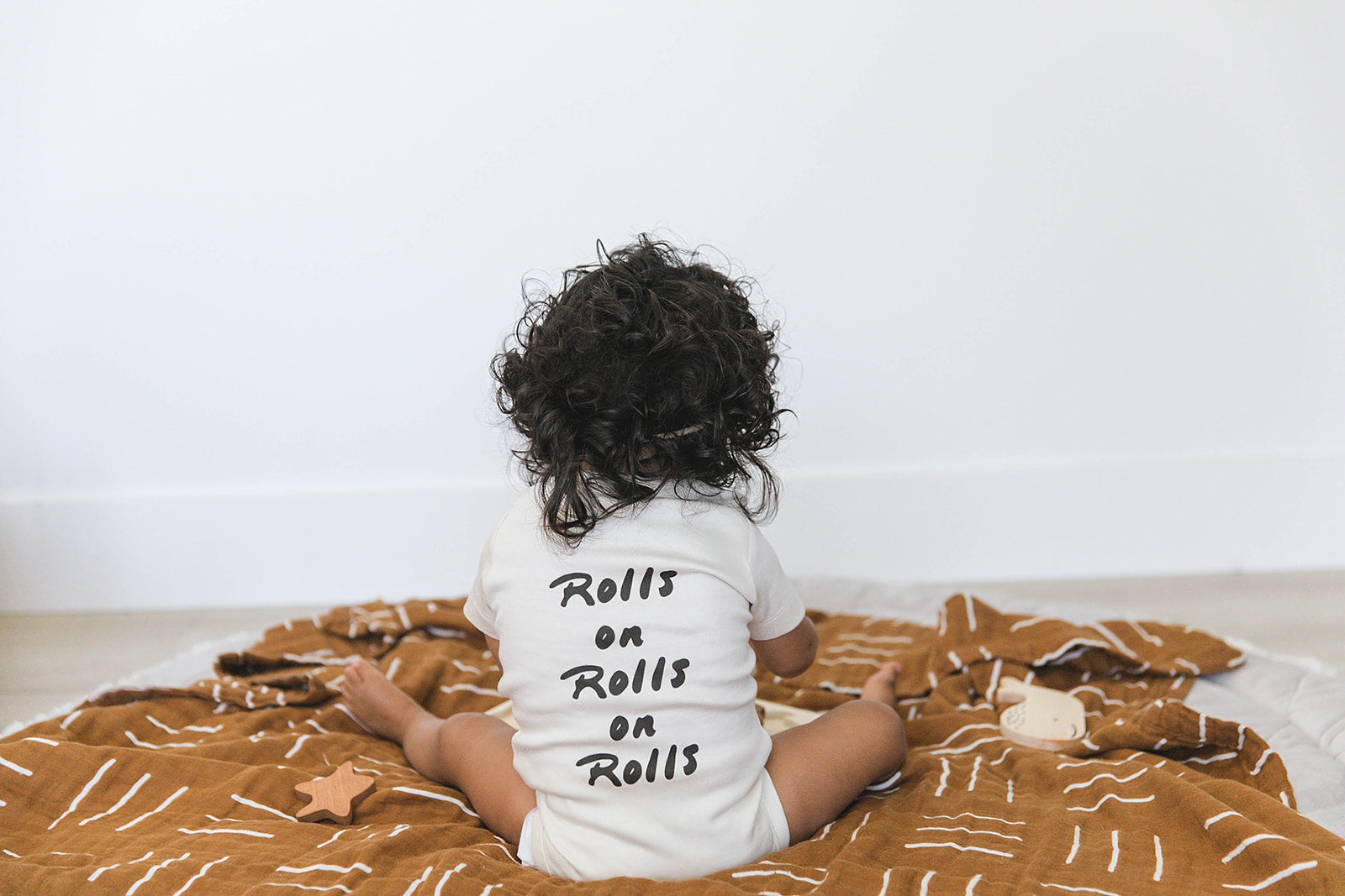 Sushi Rolls on Rolls on Rolls Organic Baby Onesie®