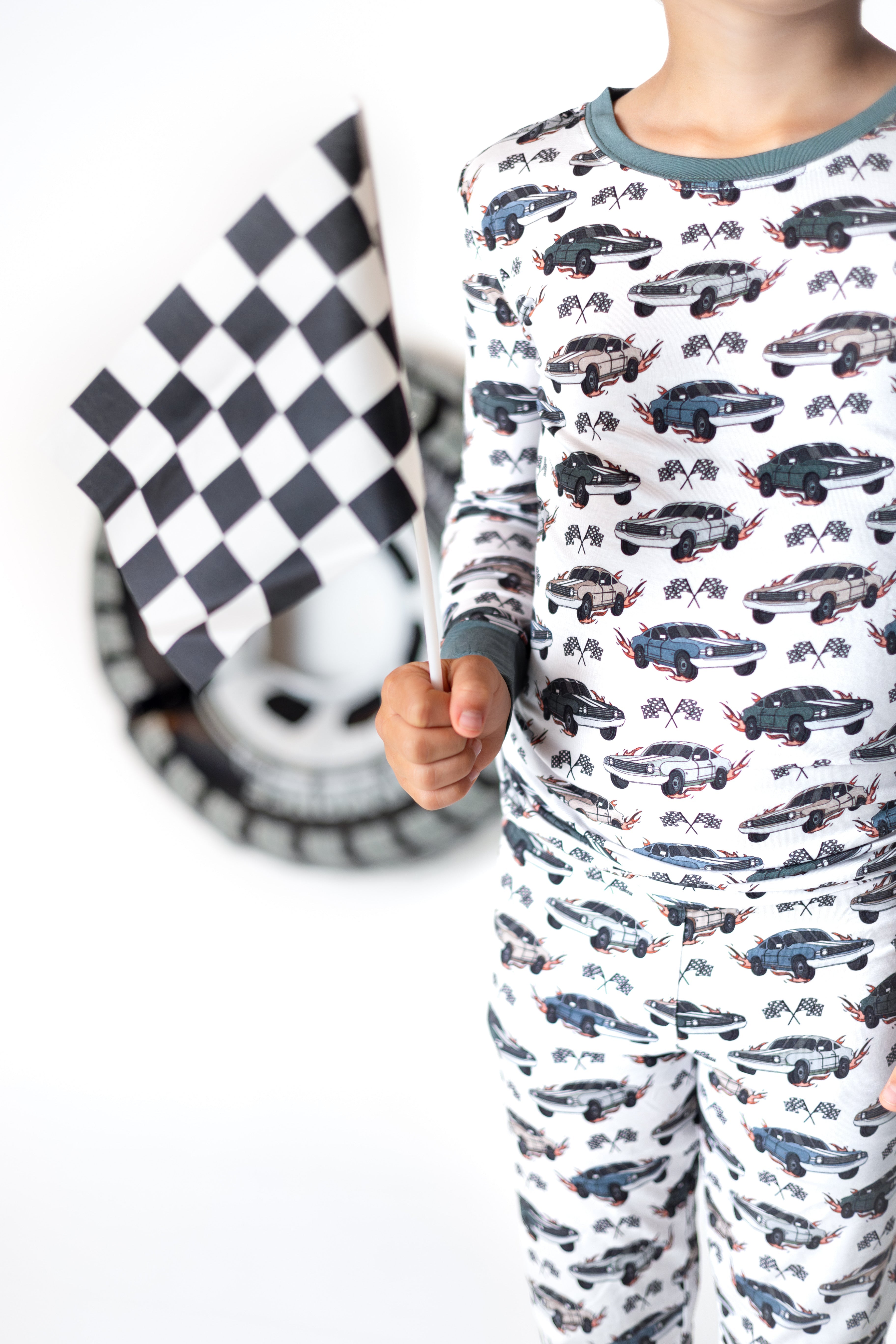 Blazin' Cars | Two Piece Pajama Set