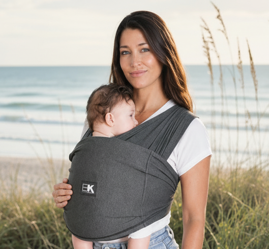 Baby K'tan Active Baby Carrier | Heather Black