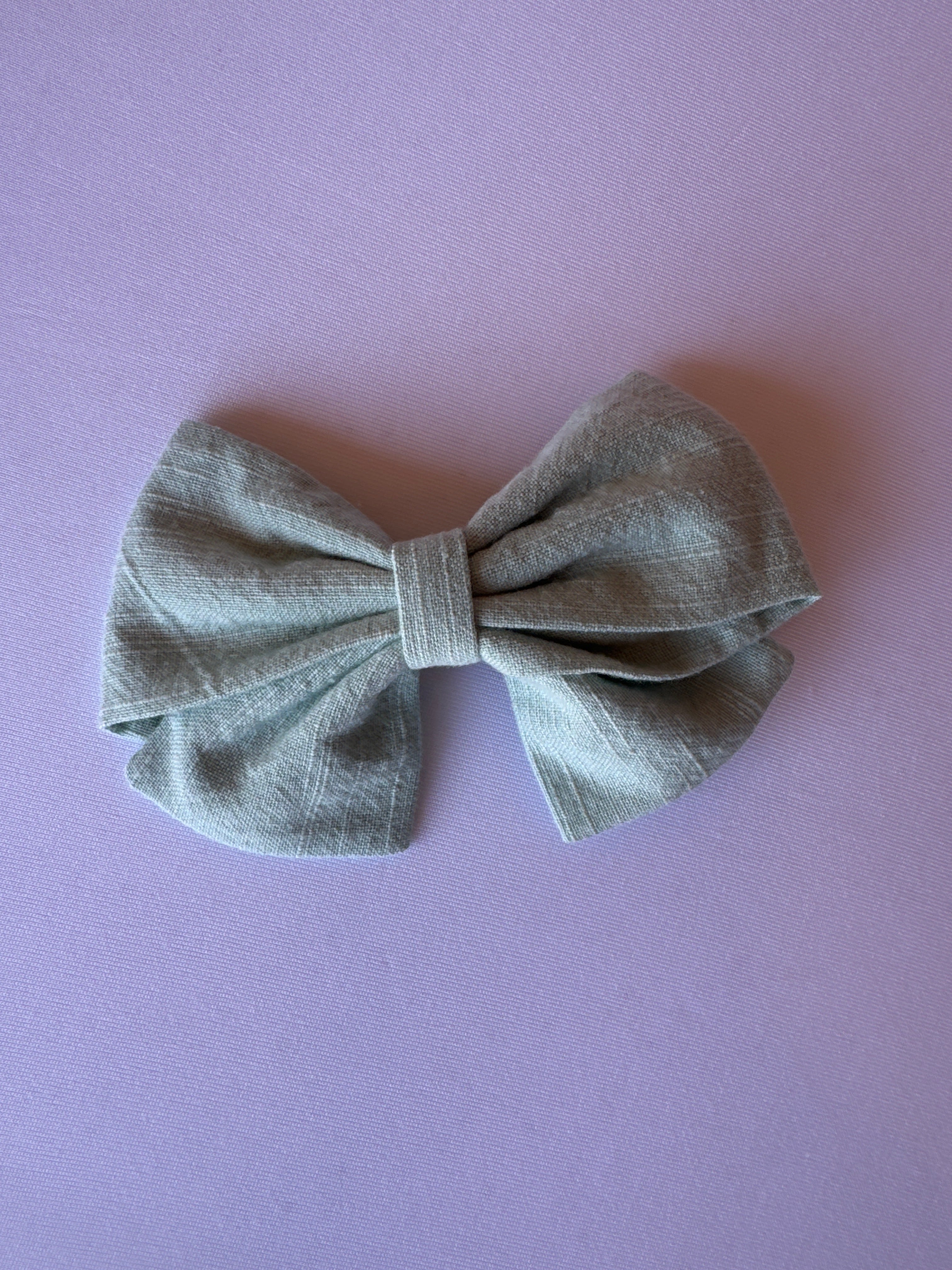 Large Handmade Fabric Hair Bow