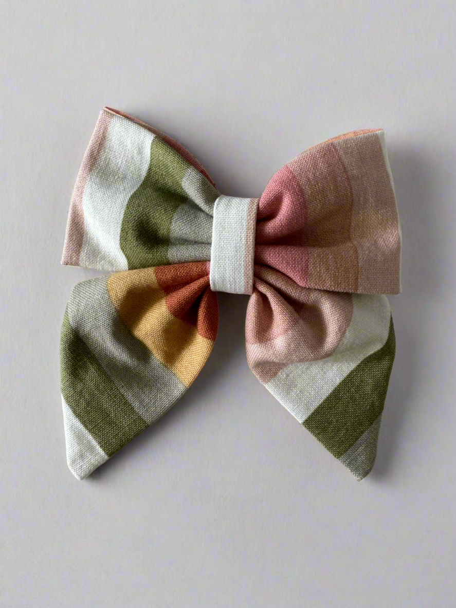 Handmade Fabric Sailor Bow