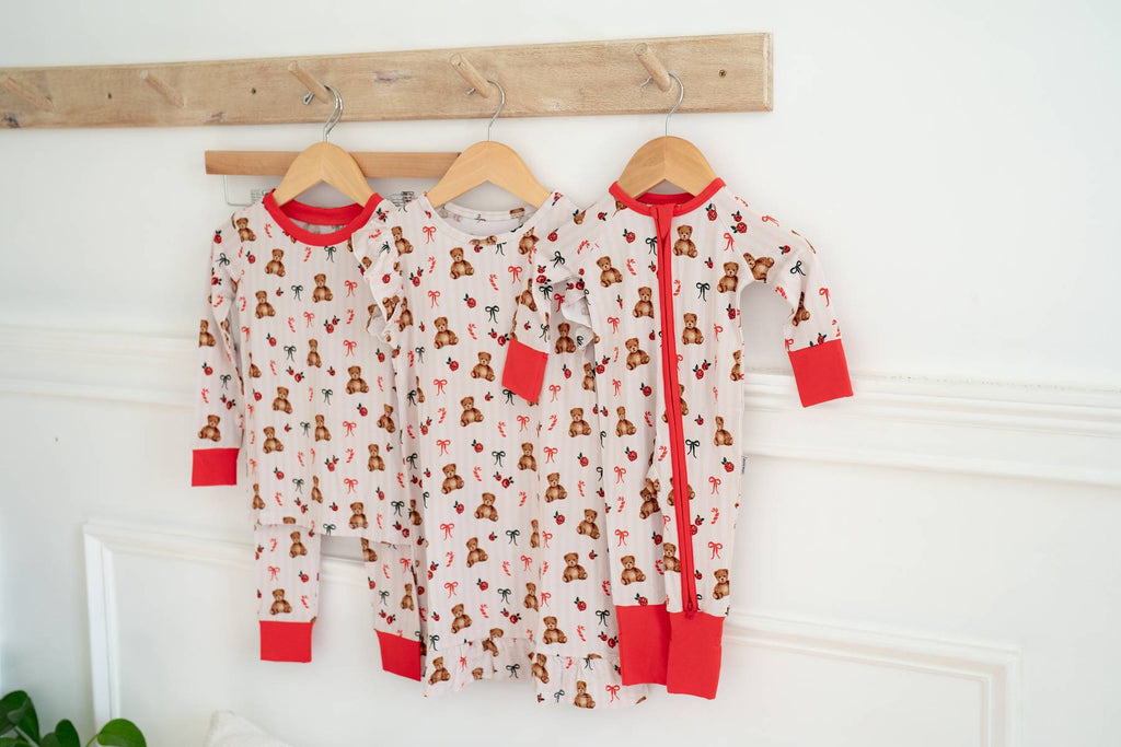 Teddy Bear Christmas | Two Piece Set