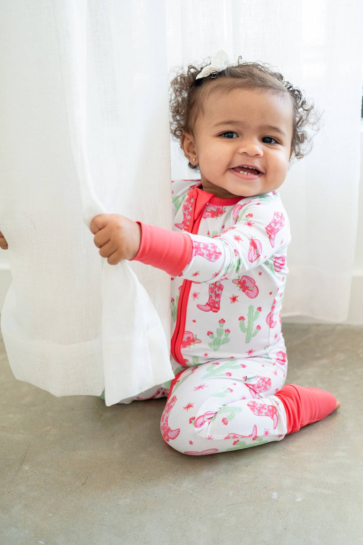 Pink Cactus Cowgirl Zippy