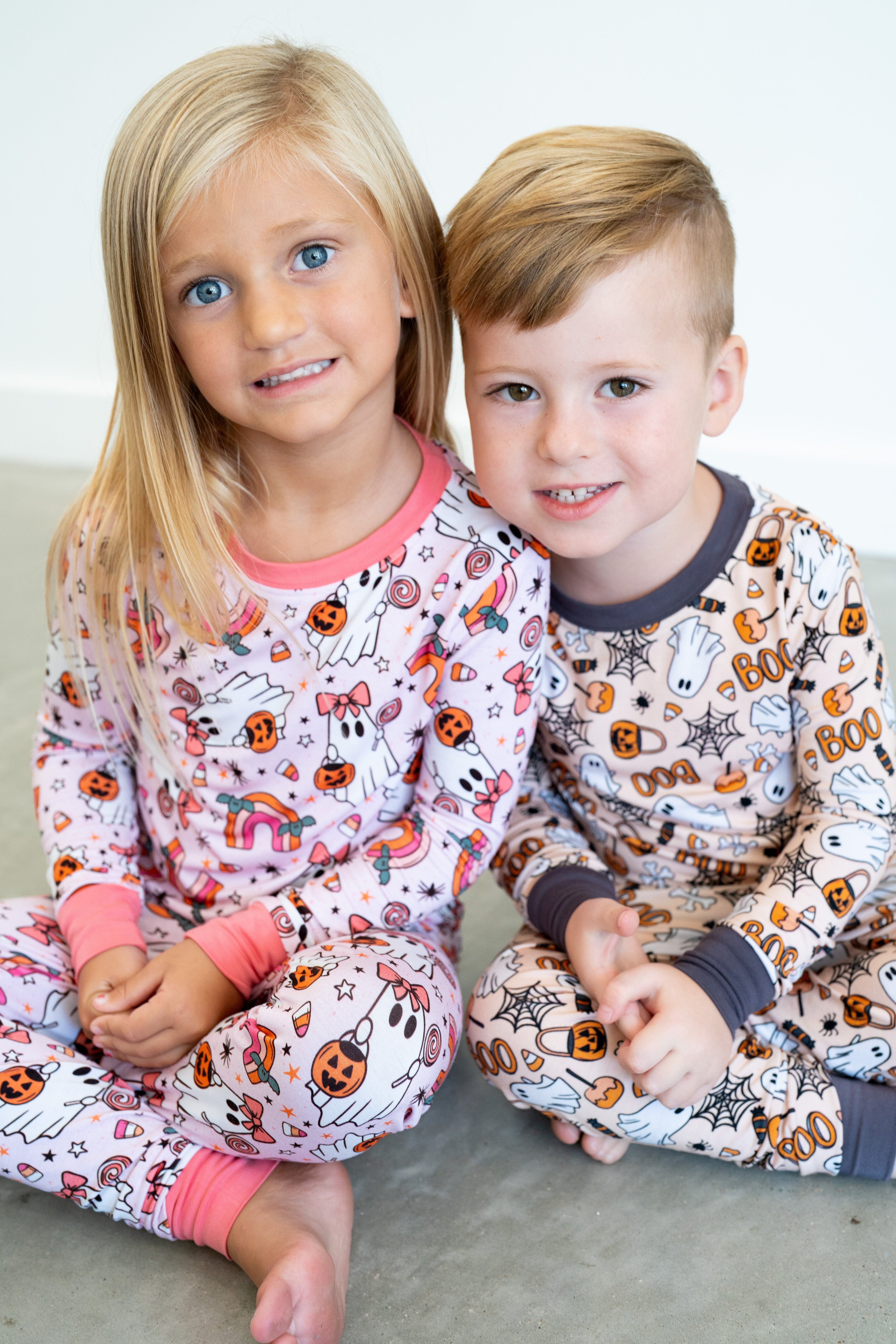Spooky Sweet Ghosts | Two Piece Pajama Set