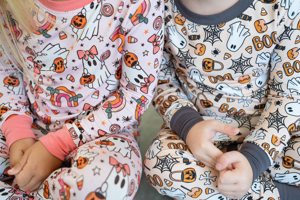 Spooky Sweet Ghosts | Two Piece Pajama Set