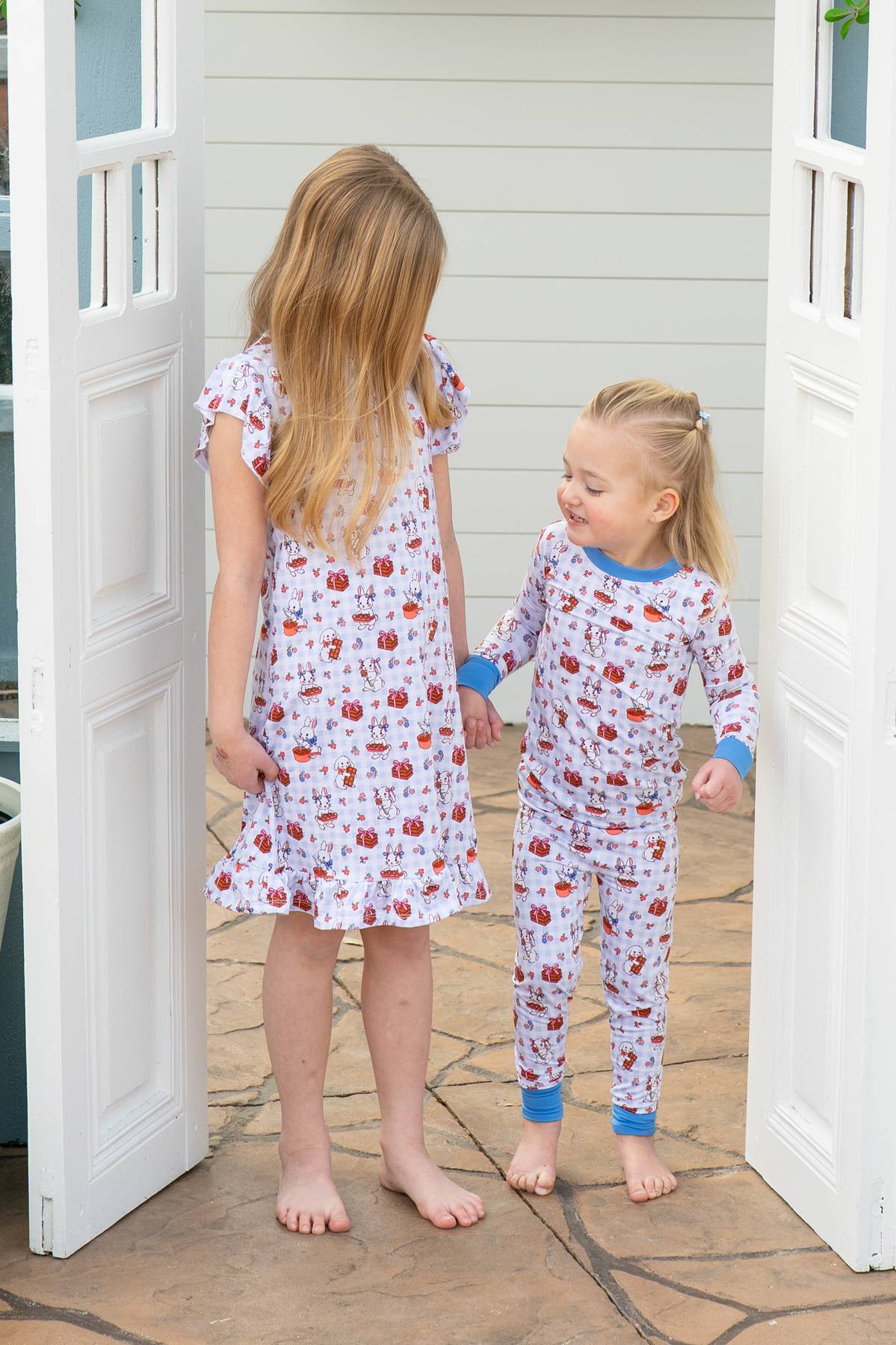 Chocolate Easter Bunnies | Two Piece Set