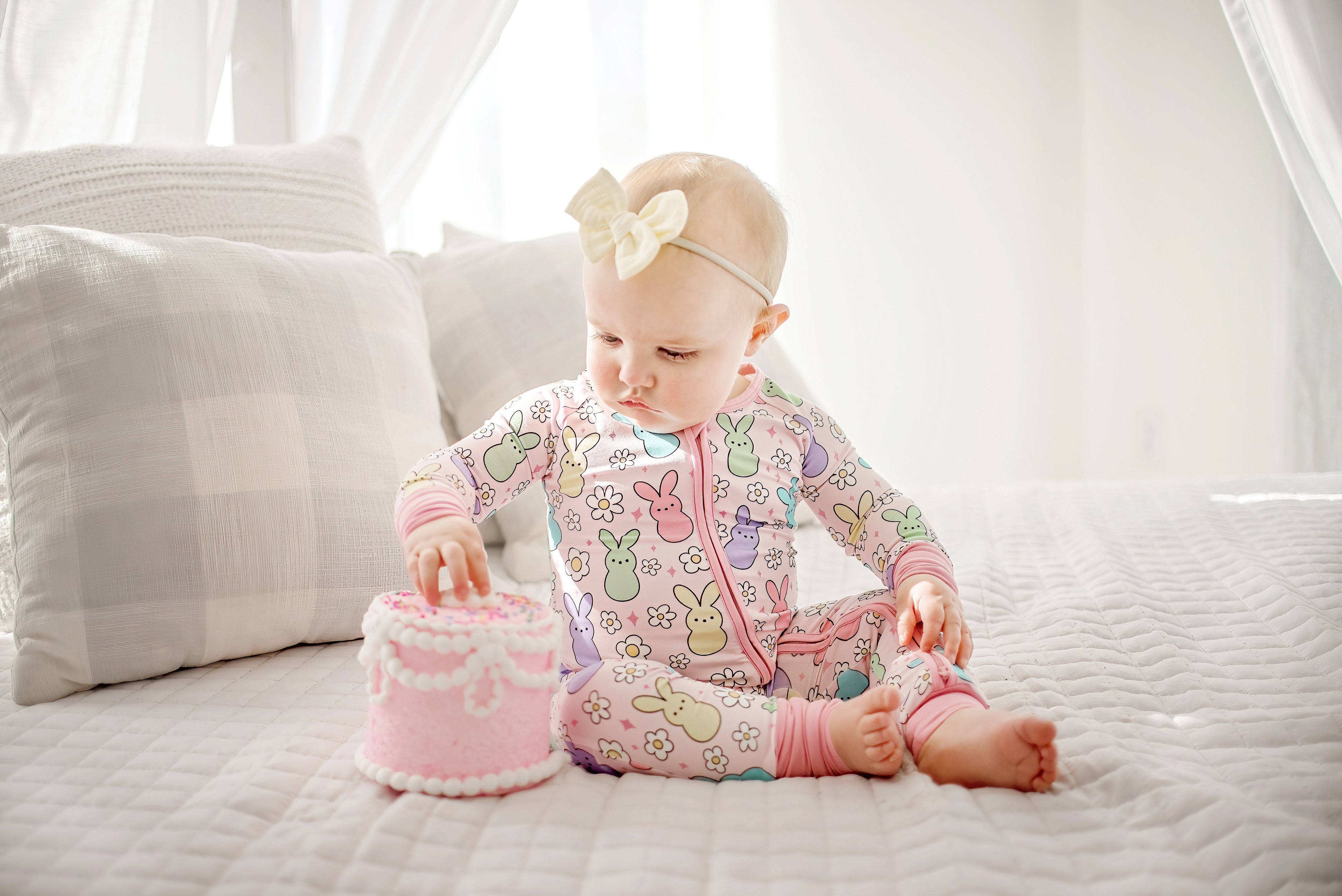 Easter Peeps | Bamboo Convertible Zippy Romper