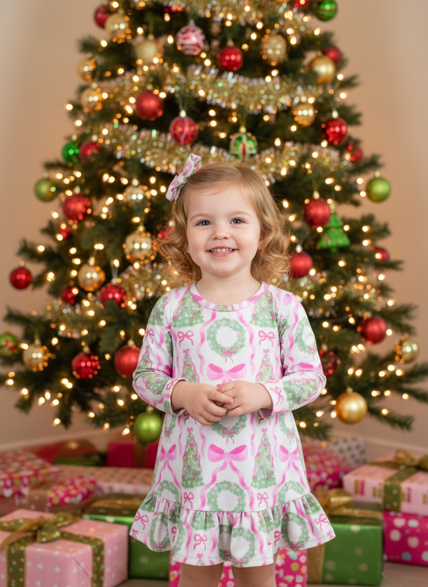 Coquette Christmas Dress