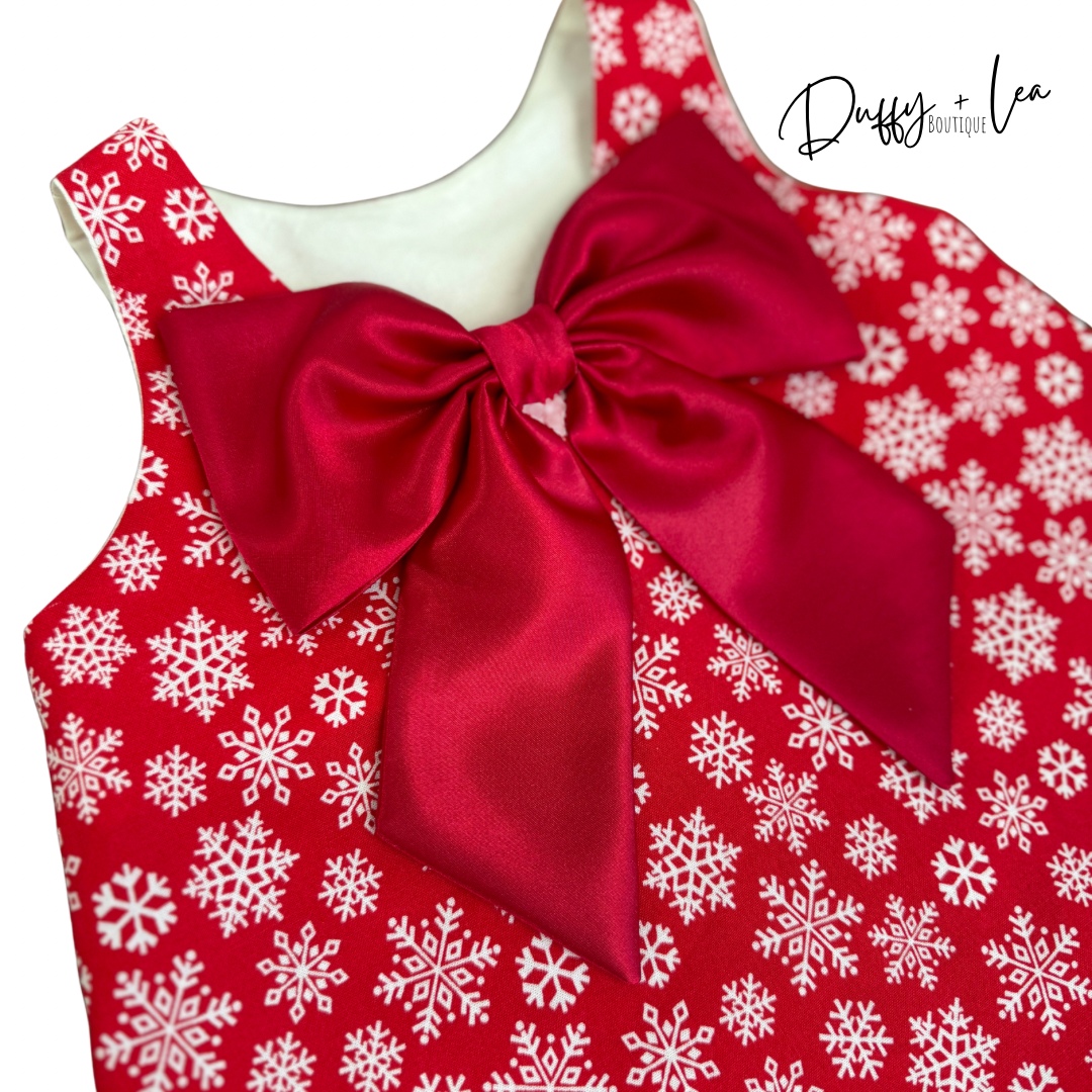 Red Snowflakes Dress