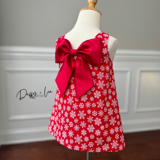 Red Snowflakes Dress