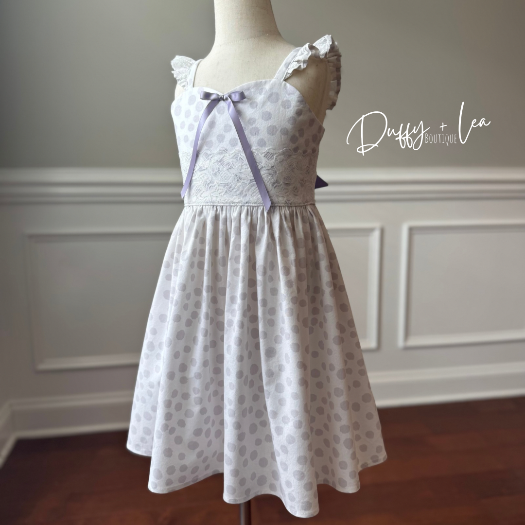 Purple Dot Dress