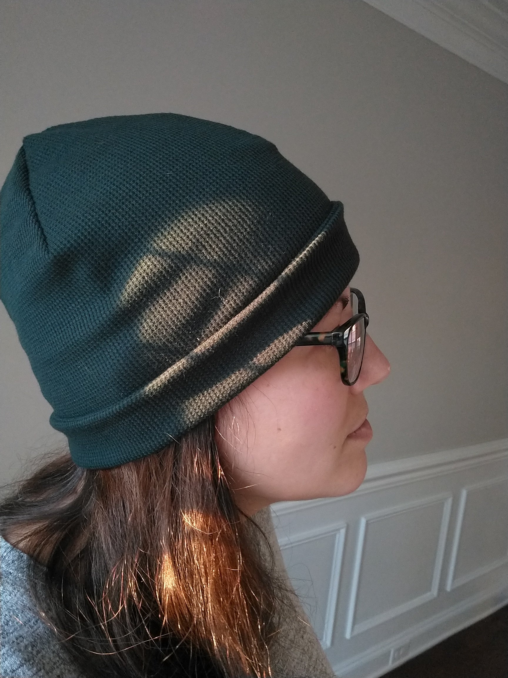 Waffle Knit Beanie Hat