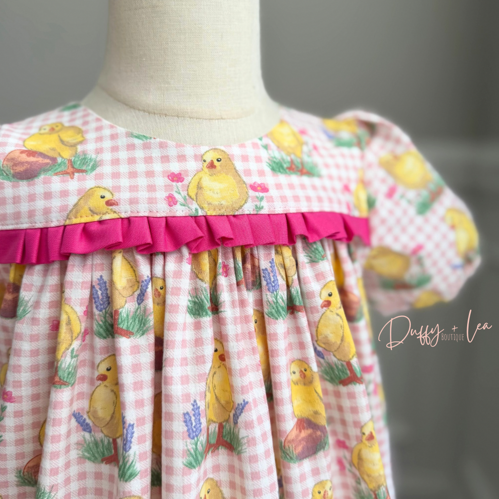 Baby Chicks Dress - 3T