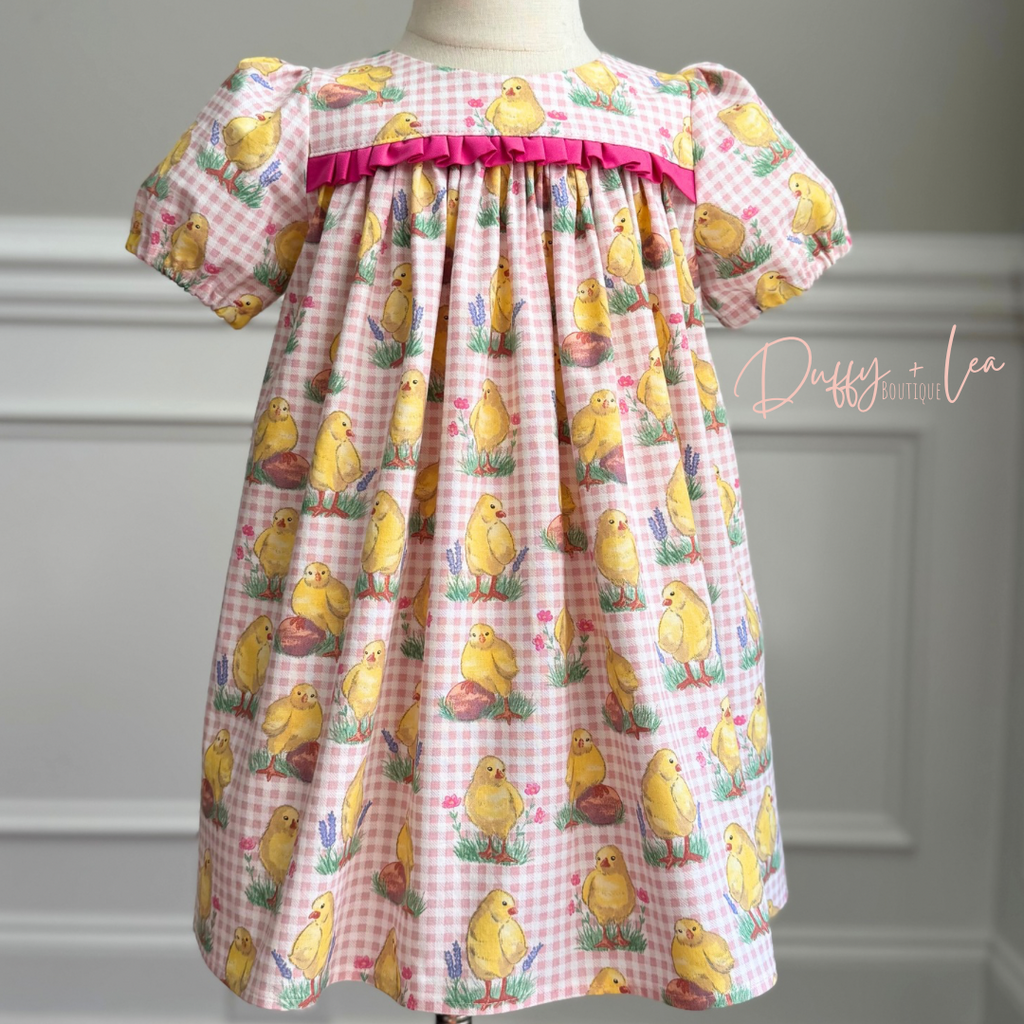 Baby Chicks Dress - 3T