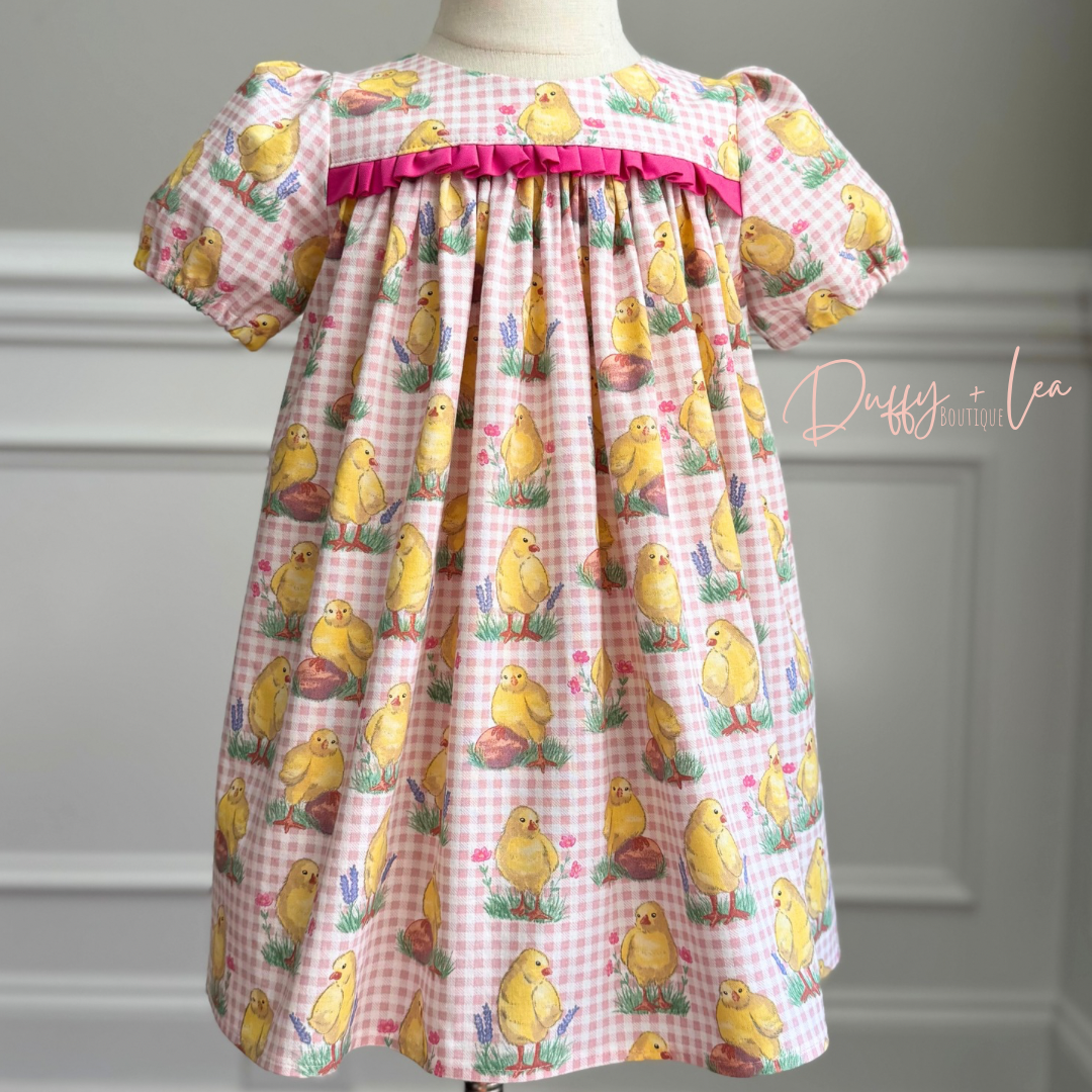 Baby Chicks Dress - 3T