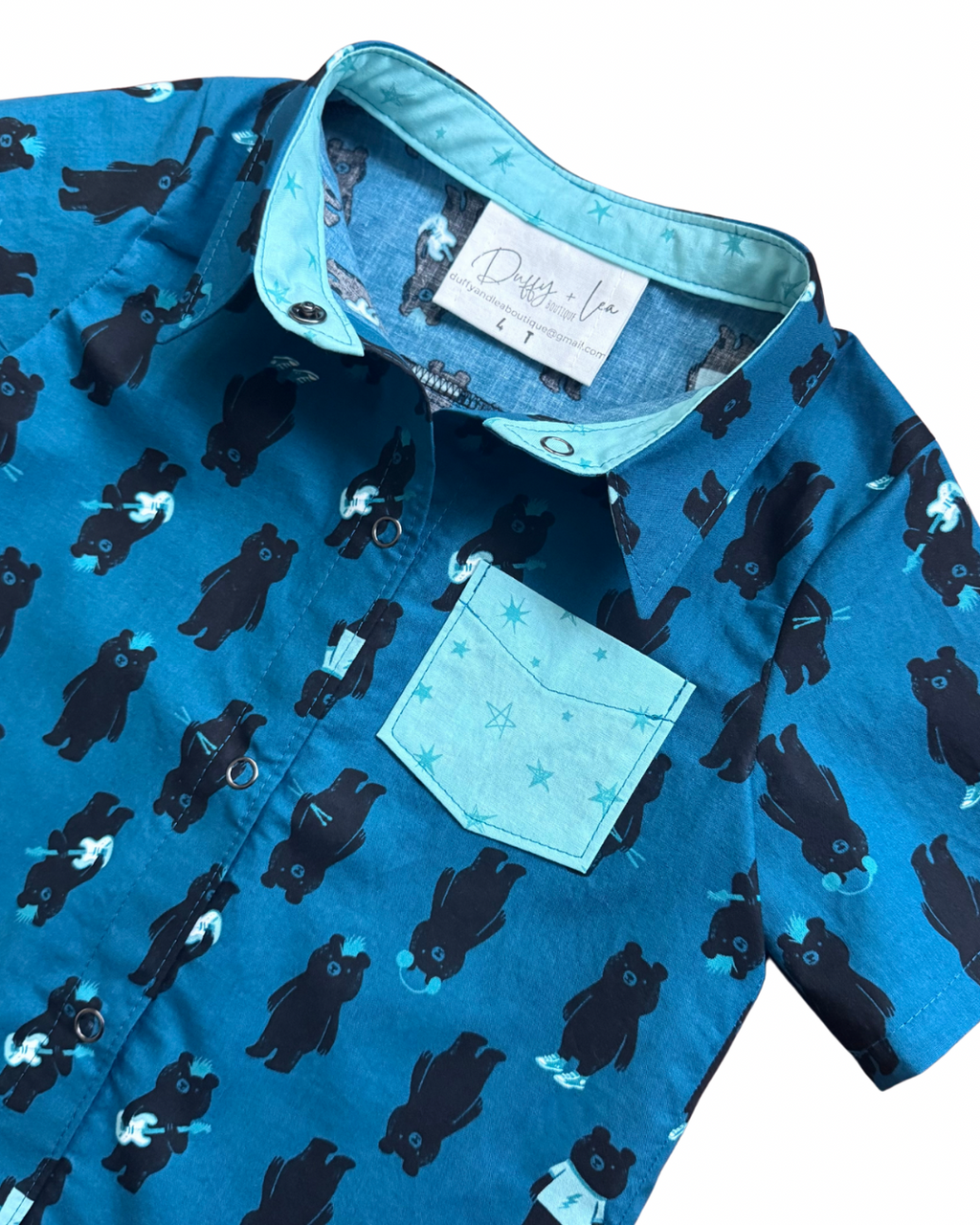 Teddy + The Bears Snap Down Shirt