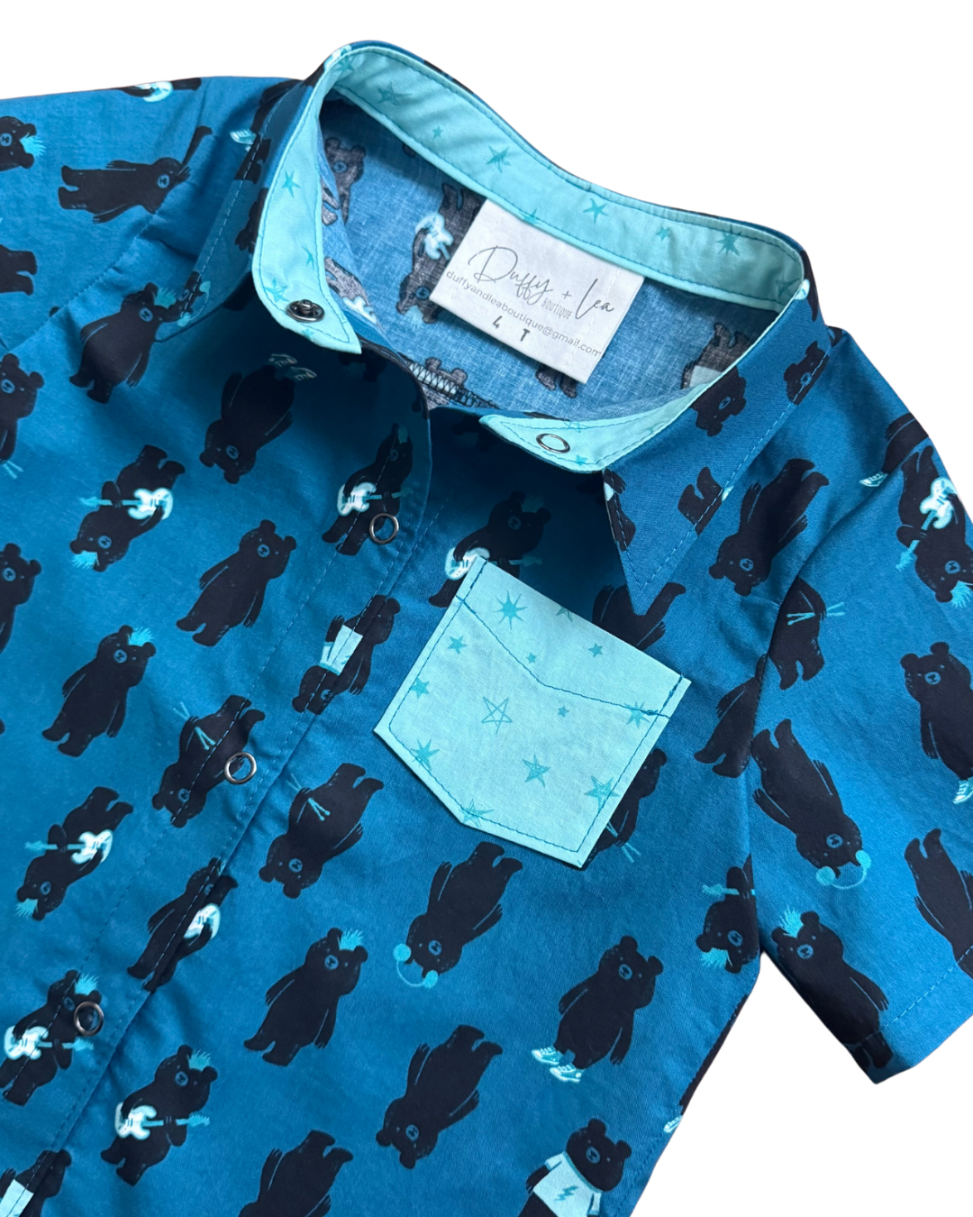 Teddy + The Bears Snap Down Shirt