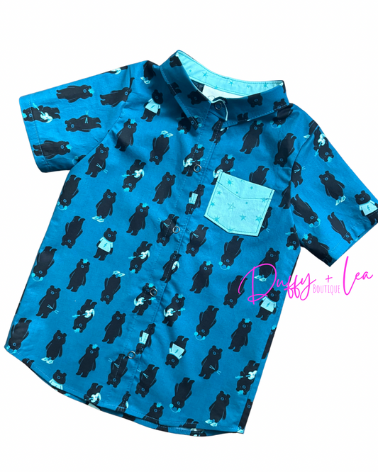 Teddy + The Bears Snap Down Shirt