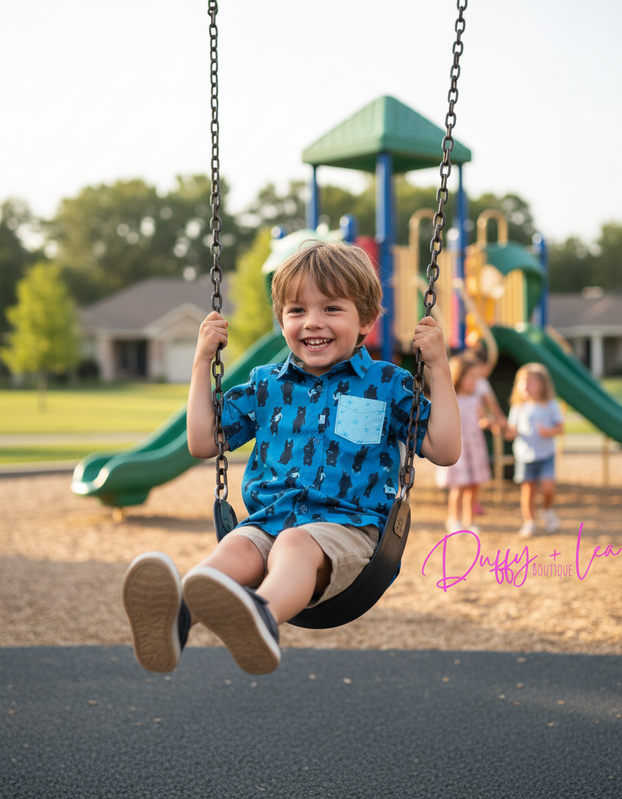 Teddy + The Bears Snap Down Shirt